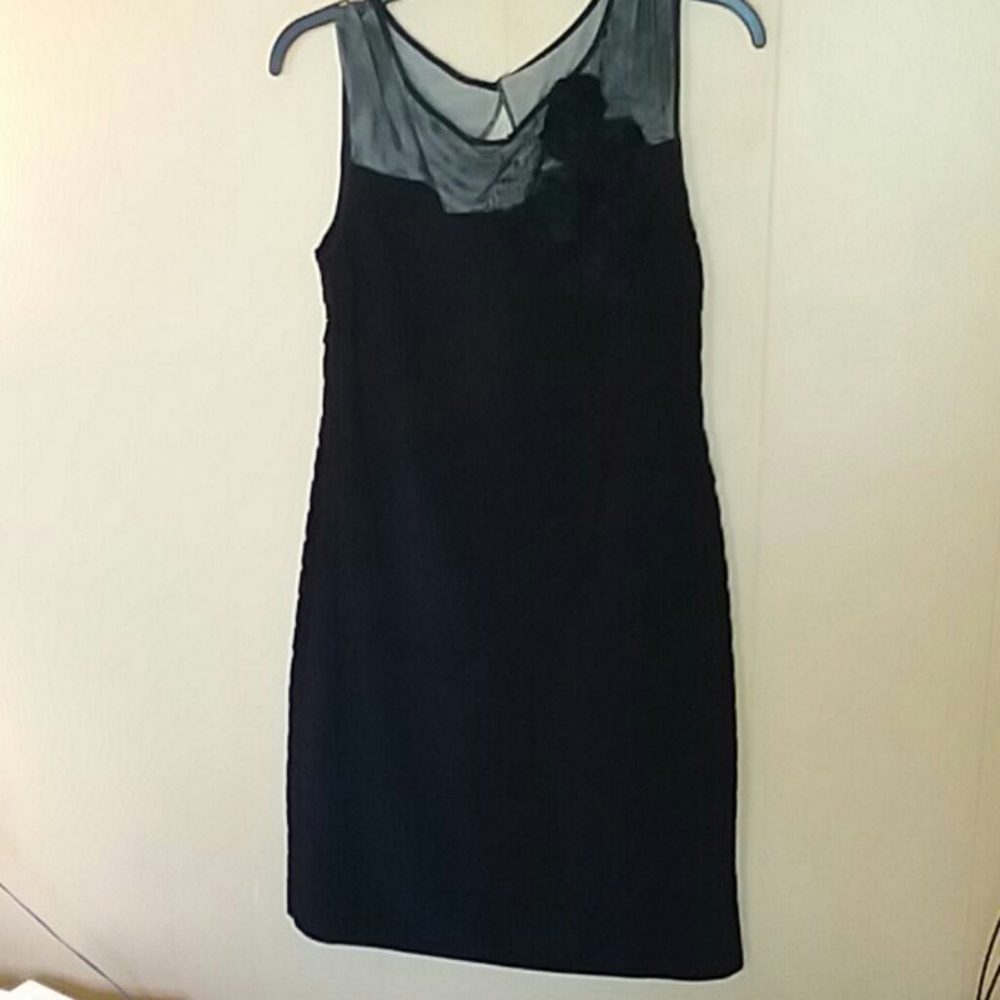 14 A black Adriann Papell dress